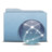Folder Blue Globe Graphite Icon